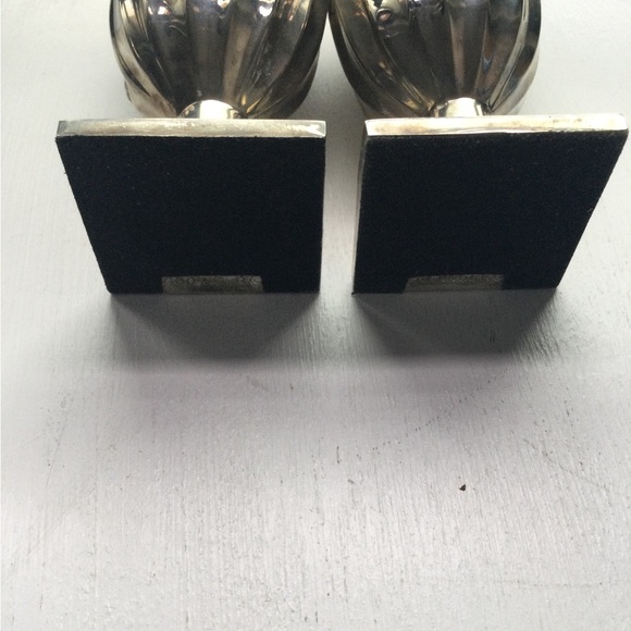 Godinger Silver & Copper Plated Salt & Pepper Shakers - Picture 11 of 16